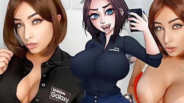 ASMR INTENSE Sam samsung virtual assistant cosplay giving some ho JOI Jerk Off Instructions to you in the best ASMR style