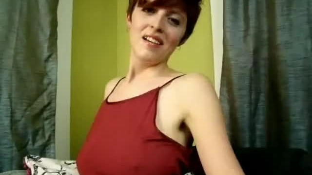 RyAnne Redd - Sexy Redhead with Big Tits, Short Hair, Hairy Pussy - Video 1