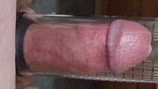 Pumping up My Small Cock Cumming