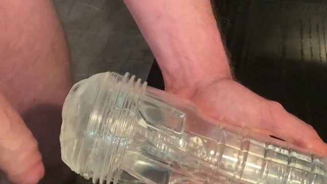 My Fleshlight is so Tight for my Big Dick - Big Cock Fucking Fleshlight - Cumshot - Intense Moans