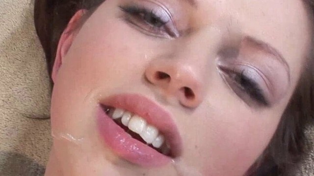 gorgeous blue eyed teen (18+) enjoys an awesome and wet fuck from a big white cock