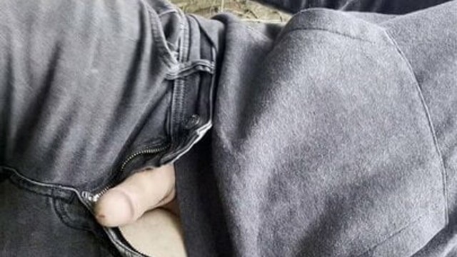 Publicboy18 young boy in pants flashes, strips and masturbates