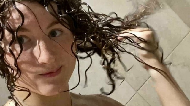 Shower boner from hot Trans girl