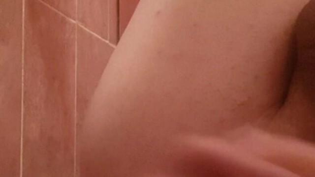 Femboy solo anal toy solo bathroom